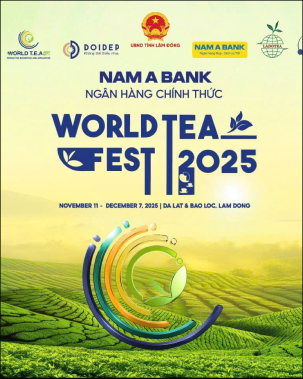 Poster dự án truyền thông World Tea Fest Spring